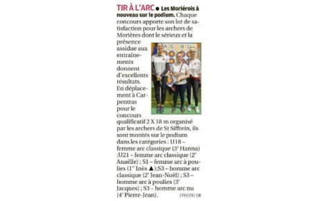 Article La Provence 01.12.22